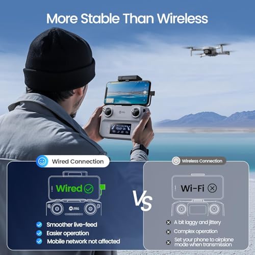 Holy Stone HS360E GPS Drone with 4K EIS Camera, 6KM Image Transmission, 1200W Sensor, 30 Mins Flight Time, Foldable RC Quadcopter with Follow Me, Auto Return, 249g Lightweight Camera Drone for Adults - Image 6