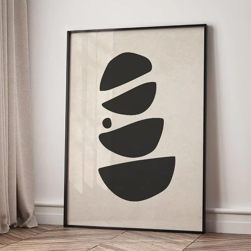 Impression sur toile soleil arc-en-ciel affiche géométrique minimaliste salon 40x60