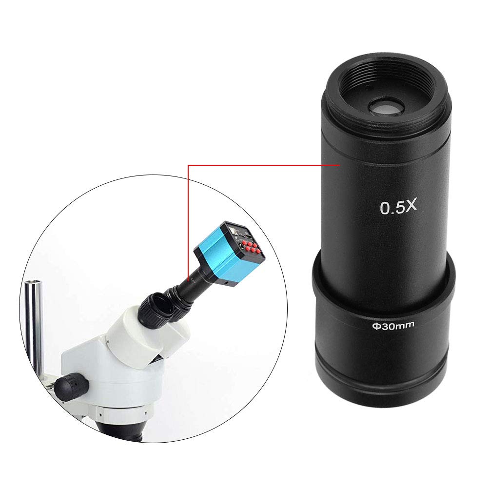 VBESTLIFE Anello Adattatore Per Microscopio In Metallo 23.2mm - Supporto A T Per Montare Fotocamera Reflex Su Oculare - 2