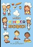 Mein KINDER KOCHBUCH zum Selberschreiben: HELLBLAU. Lieblingsrezepte ins leere Kochbuch selbst schreiben. 120 Rezeptvorlagen mit Register. A4