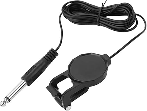 Miniatura 6 de Pastilla de violín, conector de audio de 0.250 in, micrófono piezoeléctrico para violín, guitarra acústica