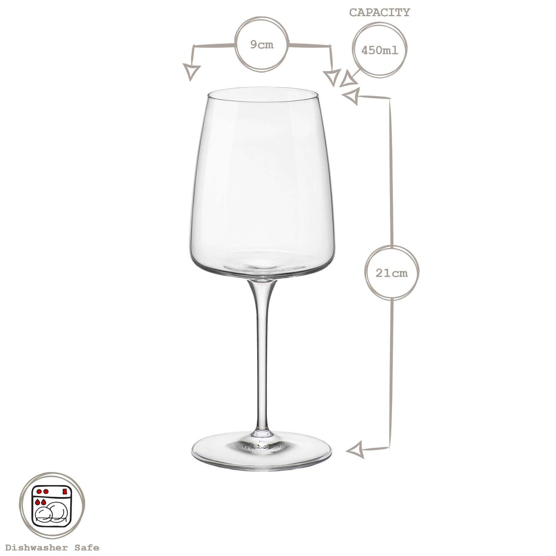 Bormioli Rocco Nexo Glaswaren-Set - 12pc Spülmaschinenfest Küche Wasser Cocktail Saft Gin Wein Whisky Trinken Glaswaren Gläser Set