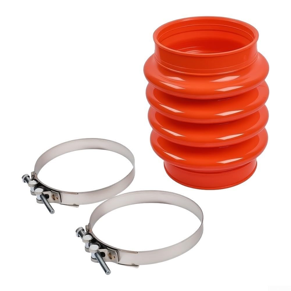 Stivale A Fisarmonico con 2 Fascette per Multiquip per mikasa MT70 MT75 Ricambio 4451611 Kit Completa
