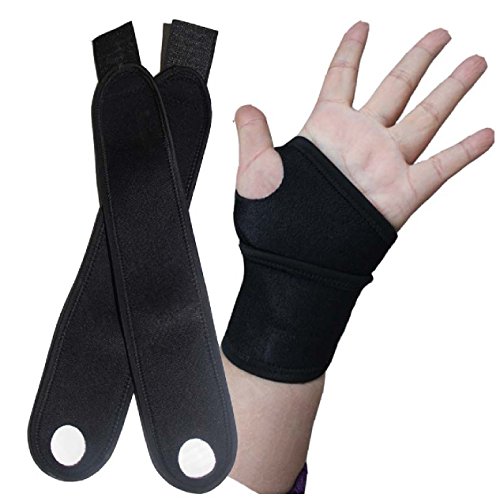 NEFUSI手首用サポーター テニス バドミントン 野球 ソフトボール スキー スノーボード リスト 保護 圧迫