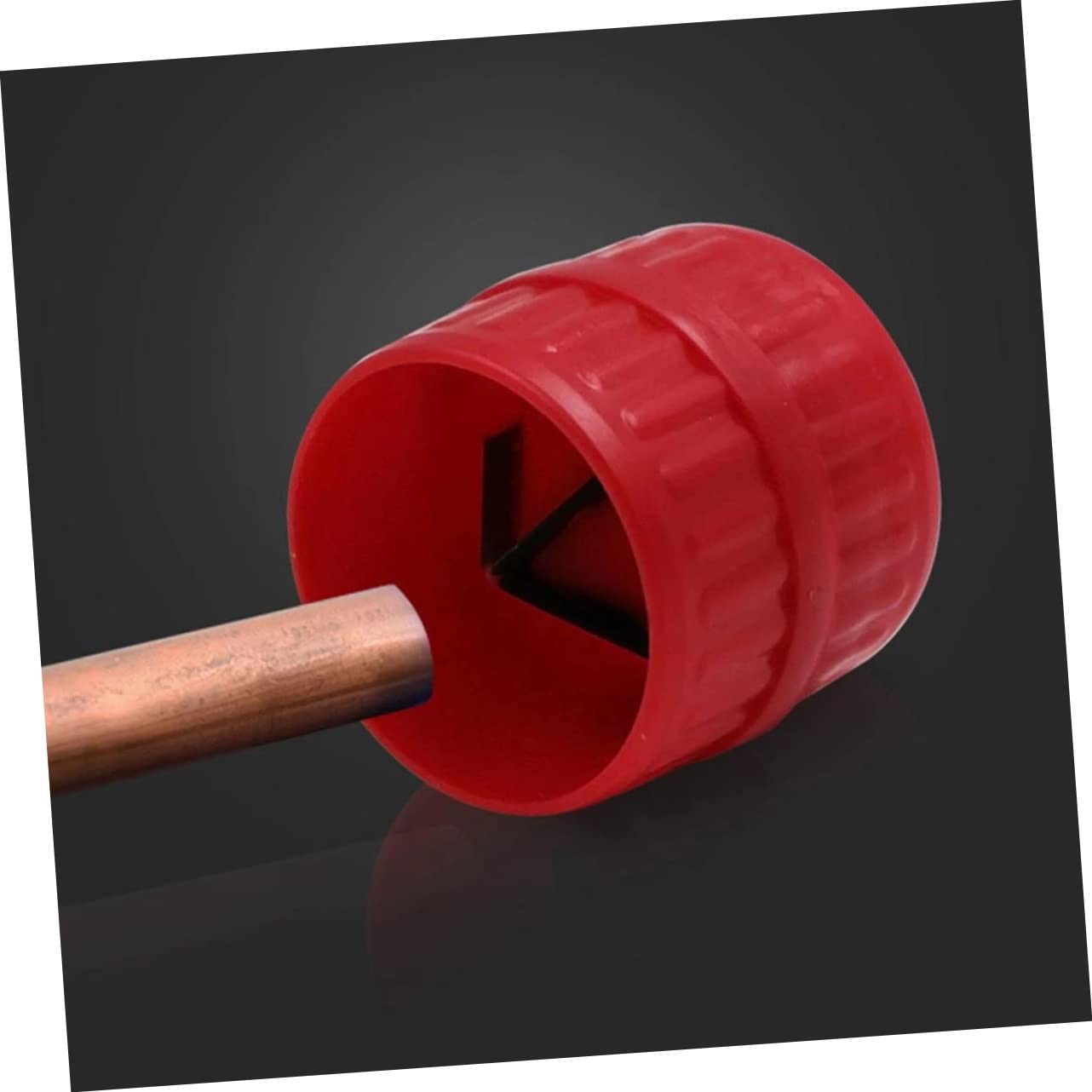 HOLIDYOYO 2pcs Manual Tubing Deburring Tool for Copper Pvc Plastic Professional Inner Outer Reamer Deburring Tool for Plumbing Deburring Tool