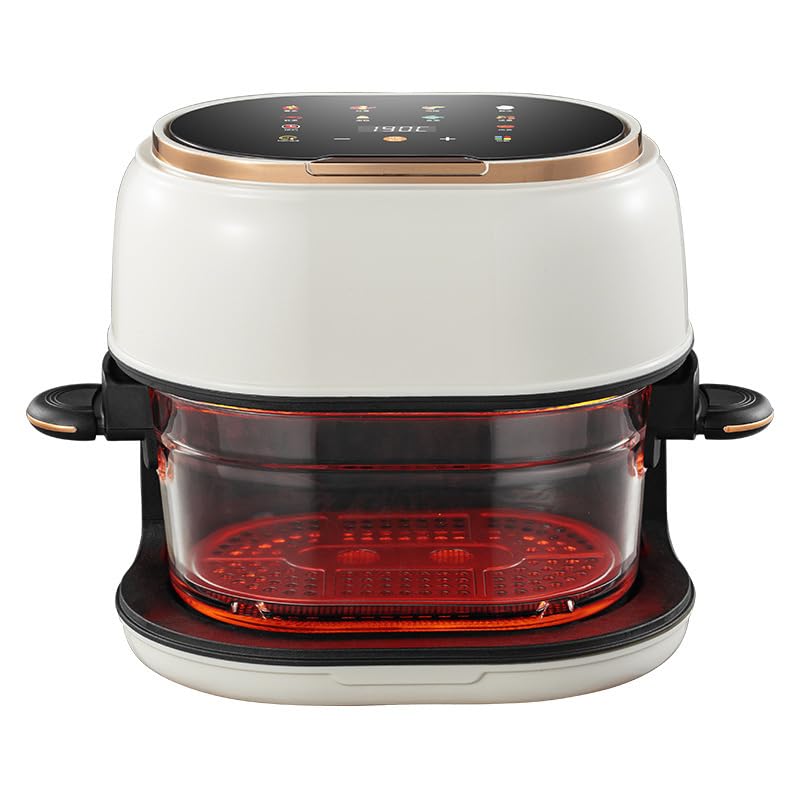 Easy Fry Max Freidora sin aceite, capacidad XL de 4 L, hasta 6 personas, 10 programas automáticos, pantalla táctil digital, ahorro de tiempo y energía, aire fryer
