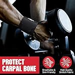 Wrist Wraps for Weightlifting-21" Lifting Wrist Straps for Weightlifting,Weight Lifting Wrist Wraps with Thumb Loop,Breathable Wrist Brace, Avoid Injury and Maximize Grip for Men & Women Powerliftin - Image 2