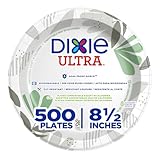 Dixie Ultra SXP9PATH Pathways Wise Size Heavy Weight Paper Plate, 8.5