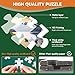 Jigsaw Puzzle for Adults 500 Pieces – 500 Piece Puzzle with Scenic Cabin, Interlocking Adult Puzzles, Letter Clues, 1:1 Poster, Home Decor Gift | 20.5 x 15 in