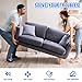 Chair Mute, Bed Footpad Table Chair Protection Bed, wear-Resistant Abnormal Noise Elimination Tools, Stool Leg Table Corner Furniture Non-Slip Adhesive, can be Cut at Will, Furniture Footpad (Black)