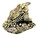 Bellaa Feng Shui Money Frog, 4 inch, Lucky Money Toad Decorations, Ideal for Attracting Wealth, Three Legged Frog Statue Figurine