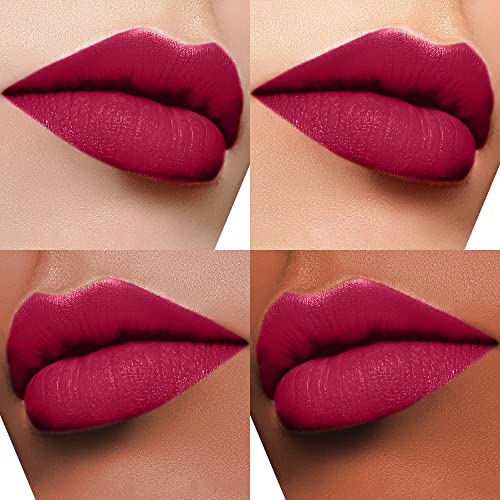 Lakme 9TO5 Primer + Matte Lip Color MP5 Maroon Mix, 3.6 g - Image 4
