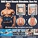 LEMENG EMS bauchmuskeltrainer,Sicher Effektiv Schneller EMS Trainingsgerät Ganzkörper Muskeltrainer, 8 Modi & 19 Intensitäten,USB Wiederaufladbar Bauchtrainer Ganzkörper ABS/Bauch/Arm/Bein Set