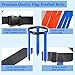 Flag Football Belts, 14 Sets of Adjustable Flag Football Set for Kids Youth and Adult Training Include Cones, Storage Bag (14 Sets Flag Football Belts with Cones)