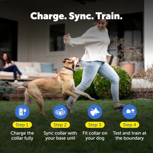 PetSafe Stay & Play Wireless Fence Rechargeable Collar | Collar Only, Replacement, Extra, Add-A-Dog, Waterproof, Tone & Static, Fits Dogs & Cats 5 Lb+, Neck 6-28 In - image 4
