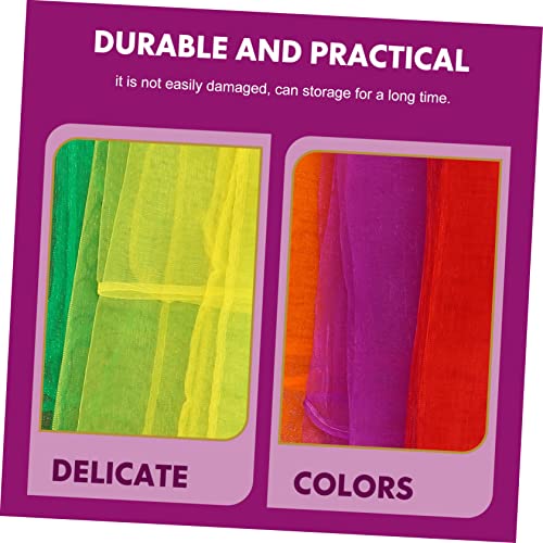 12pcs Dance Scarves for Boys and Girls Breathable Performance Juggling Scarves for Kindergarten Dance and Play Activities3