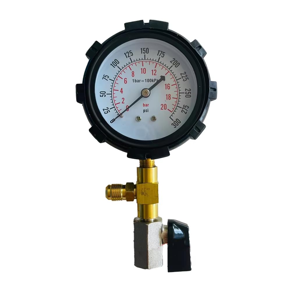 Probador de Presión de Combustible para Automóviles, Medidores de Presión de Gasolina, Herramienta de Prueba de Instrumentos para Automóviles, Herramientas de Reducción de Vibraciones Automotrices