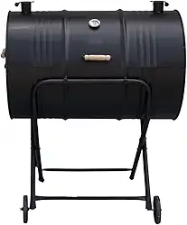 Churrasqueira a Bafo Grill Tambor e Termômetro 200L C/Rodas