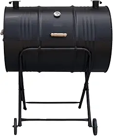 Churrasqueira a Bafo Grill Tambor e Termômetro 200L C/Rodas
