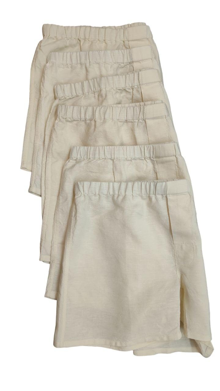 Linen Boxers Bundle for Men x6 Small Size