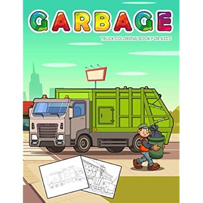 Garbage Truck Coloring Book for Kids