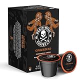 DEATH WISH COFFEE - Gingerdead Single Serve Cups - Extra Kick of Caffeine (10 Count)