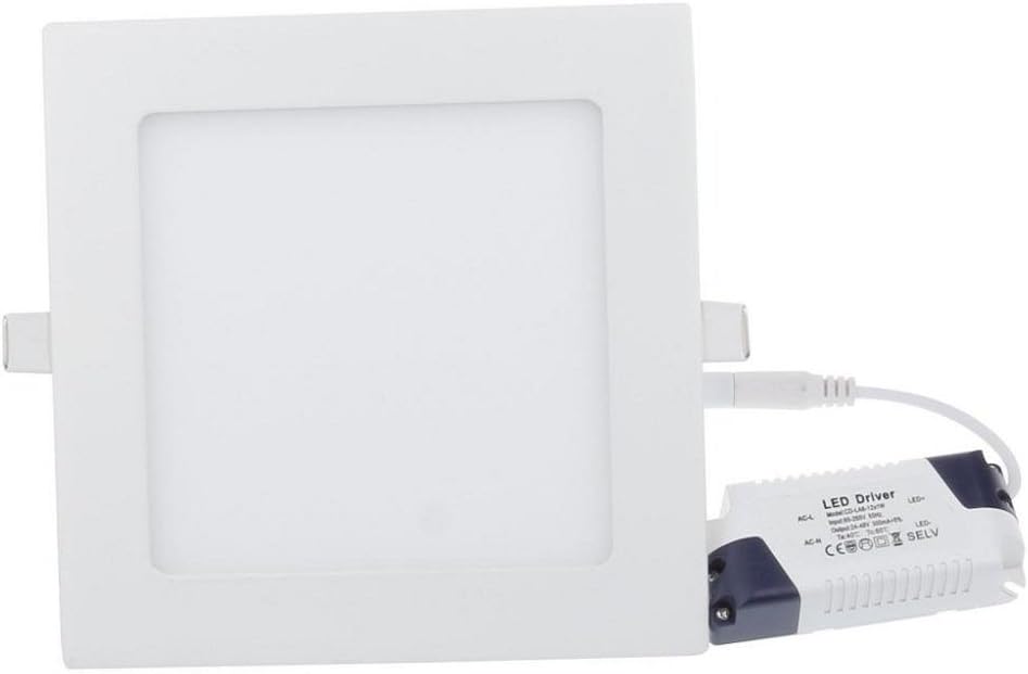 Brightsky 6w LED Square Panel White Bright Light Recessed Ceiling DownLight Bulb Lamp AC120-265v