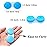 KISEER 4 Pack Colorful Contact Lens Case Box Holder Container Soak Storage Kit