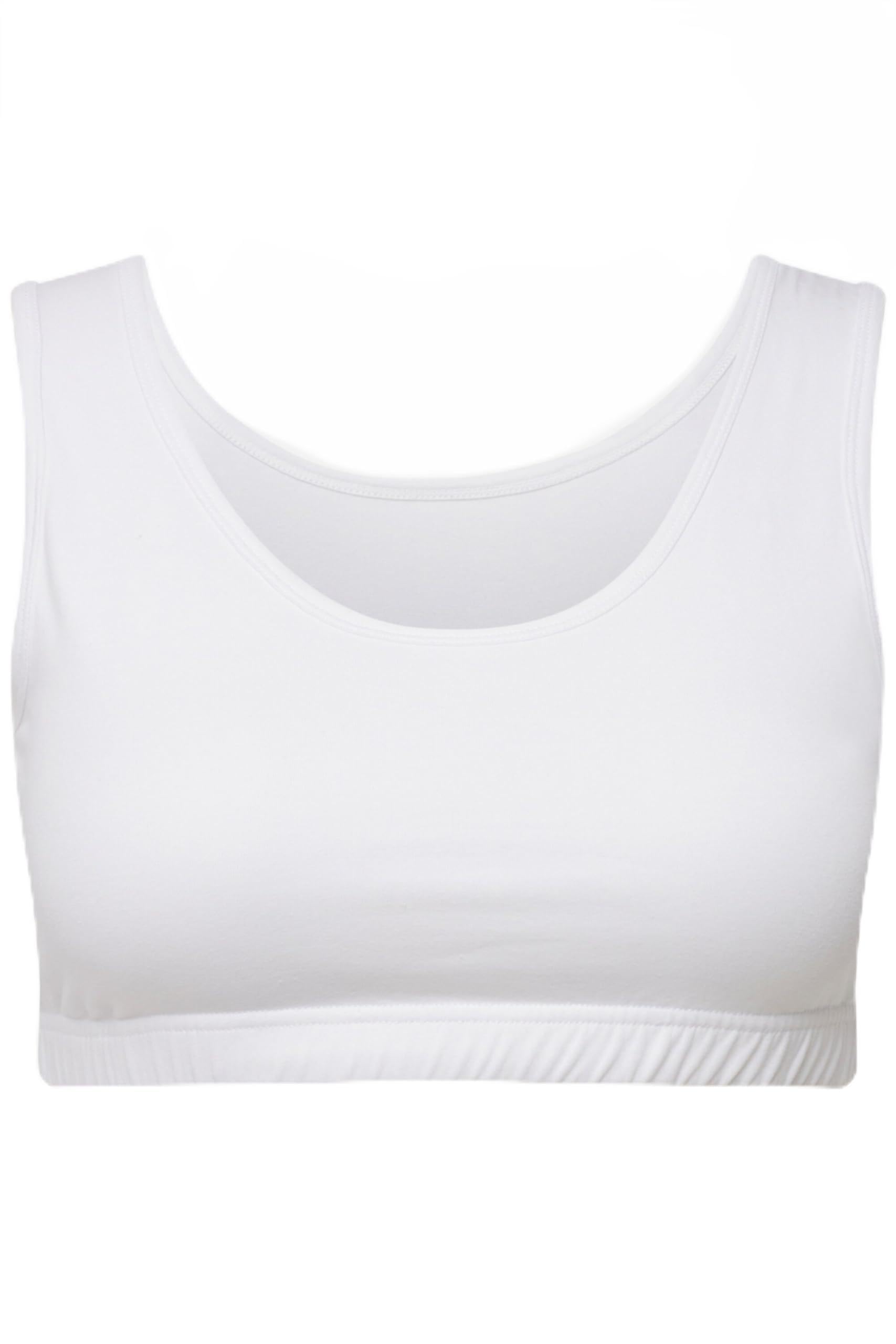 Ulla Popken Women's Bustier T-Shirt Bra, Red, 52-54