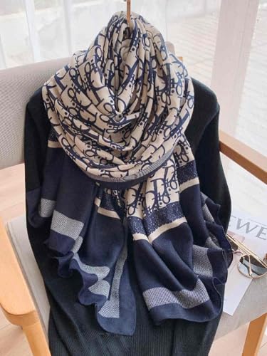 Image of Viscose Scarf for Women | Lightweight & Long | Stole for Women - Stylish Design | Neck Scarf, Hair Scarf, & Head Scarf for Women & Girls | All Season Accessory