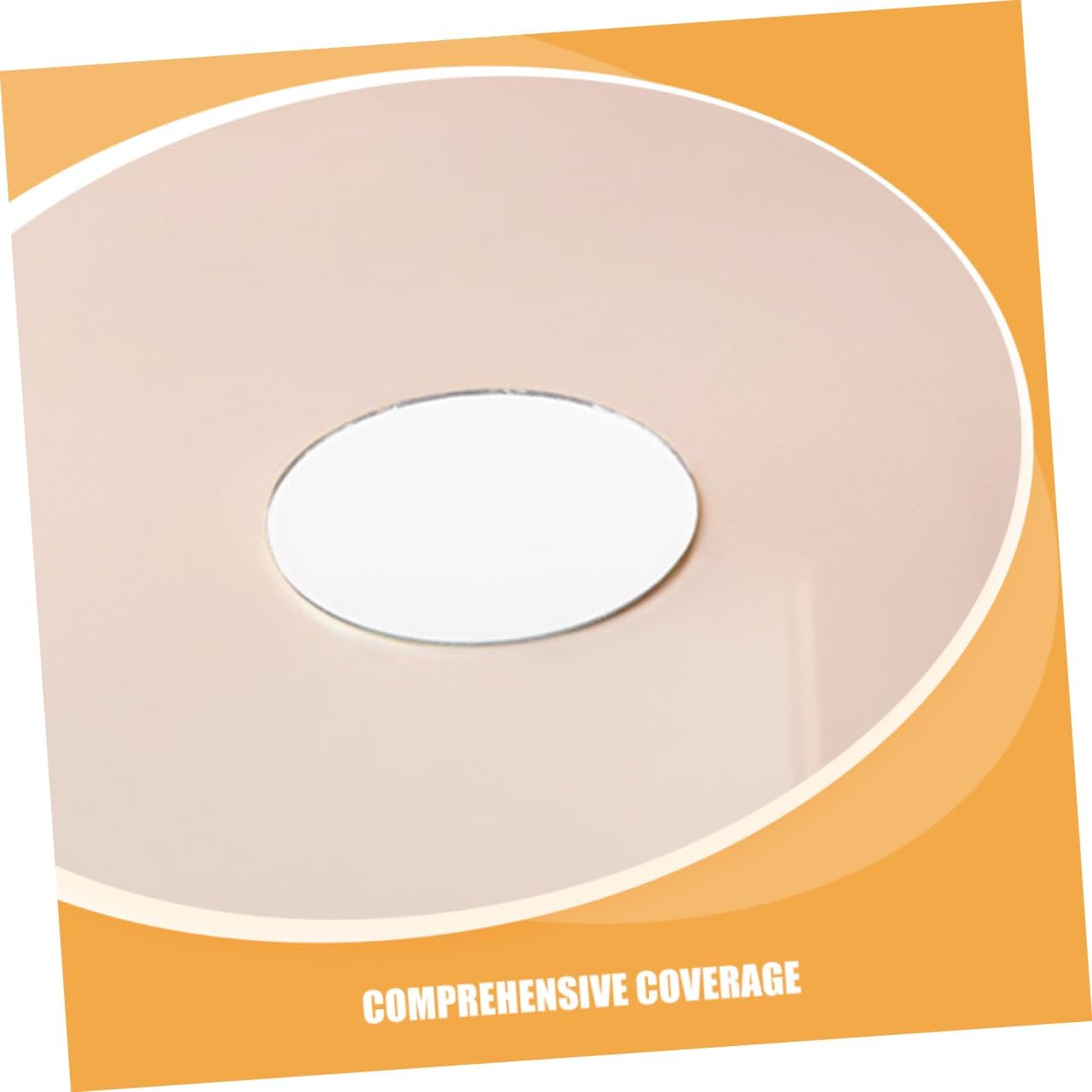 30pcs Oval Mirror Pieces Small Glass Mirrors for DIY Crafts Makeup Accessories High Definition Reflection for Art Projects Custom Designs