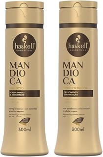 Kit Shampoo e Condicionador Mandioca Haskell - 300ml