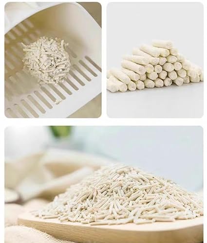 Feeling Best Tofu Cat Litter 11.2Lb(5.6Lb×2Bag) Clumping, 100% Food Grade Raw Materials, Clumping,Flushable,Ultra Absorbent And Fast Drying,Solubility In Water,Really Dust-Free,Less Scattering thumb #5