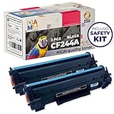 Contenido: 2 cartuchos de tóner HPCF244A negro compatibles (no original) con chip New Firmware