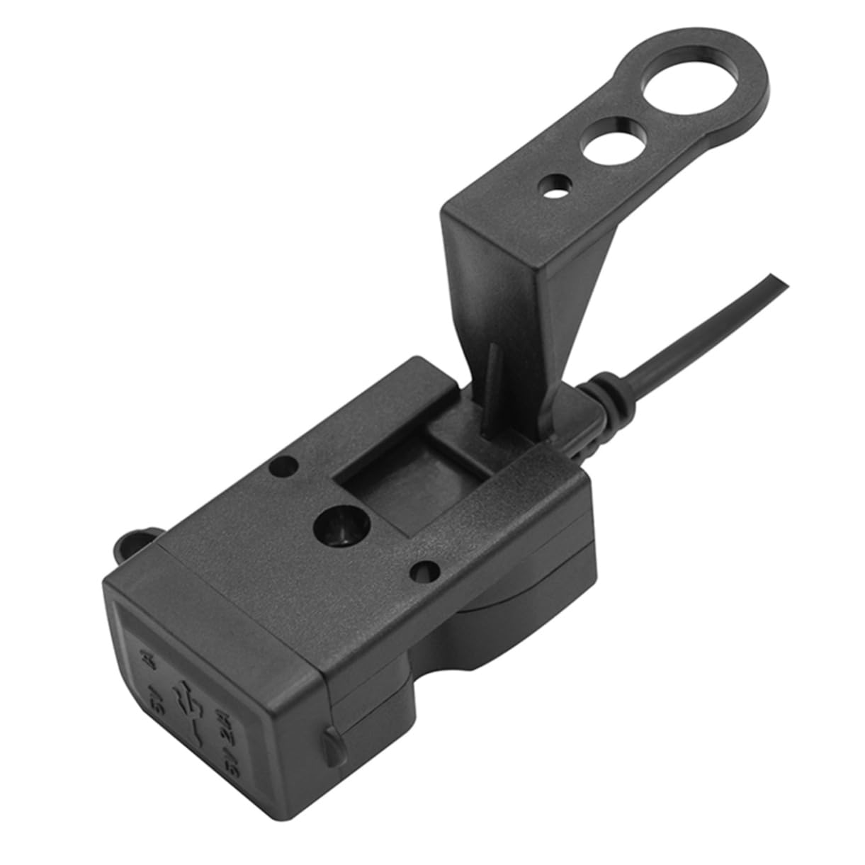 COOLHIYA Motorcycle Mobile Phone Charger with Dual USB Ports 3.1a Fast Charging Heat Resistant for Tricycle ATV Scooter