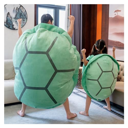 Almohada de concha de tortuga portátil, almohadas de felpa de tortuga, cojín de disfraz de animales de peluche, regalos de juguete for niños, disfraces for adultos, dormitorio, sala de estar ( Size :