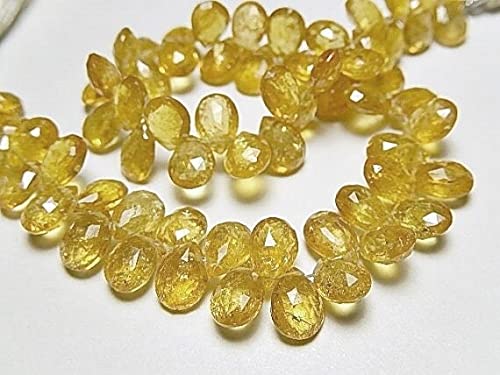 Tourmaline briolette percée pour finir vos bijoux sans risquer de casser la pierre