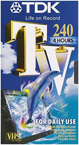 Tdk Videocassetta Vhs Tv 240 Min T14563