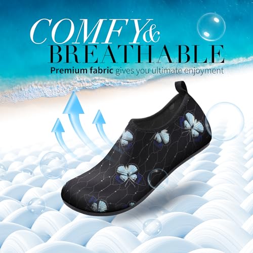 Image of Homitem Water Shoes for Women Men Aqua Socks Swim Beach Pool River Slip-On Barefoot Quick-Dry Vacation Cruise Essentials Accessories for Yoga Kayak Sports