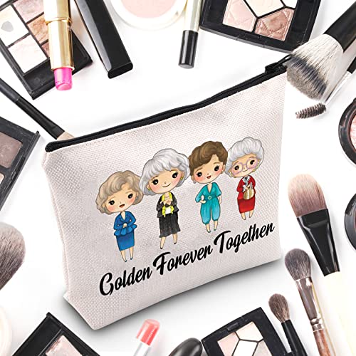 WZMPA Golden TV Show Fans Cosmetic Bag Golden Inspired Gift Golden Together Forever Makeup Zipper Pouch Bag for Women Girls Golden Together Forever - Image 4