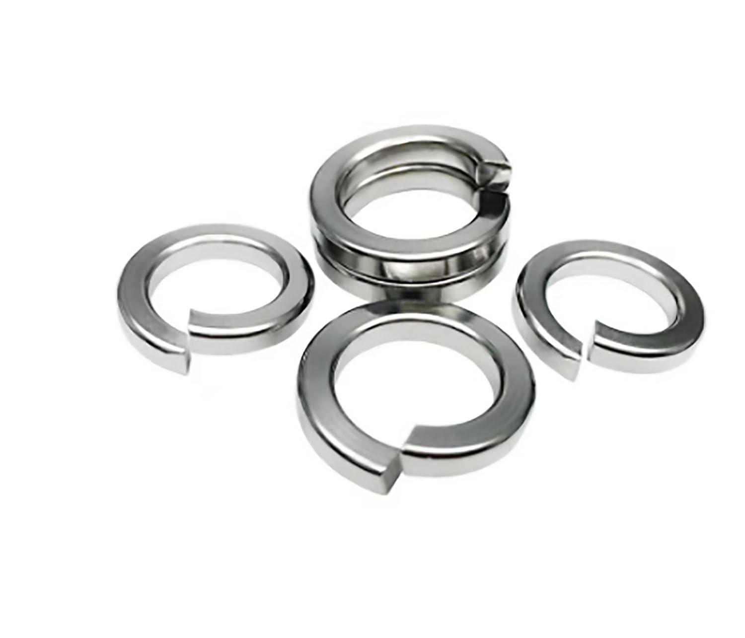 M3 Spring Lock Washers, 304 Stainless Steel Locking Washers for Bolts 150PCS