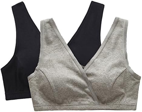 Topwhere Women's Cotton Tank Sleep Bra for Maternity and Nursing