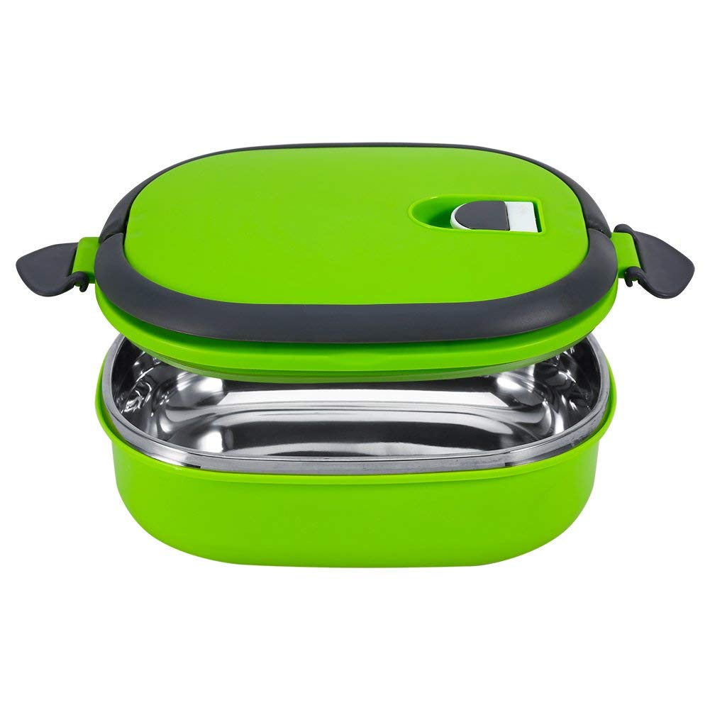 Caja Bento De Acero Inoxidable, Fiambrera Bento De Metal, Preservación del Calor Portátil De Una Sola Capa, Se Puede Utilizar para IR Al Trabajo, La Escuela Y Los Viajes