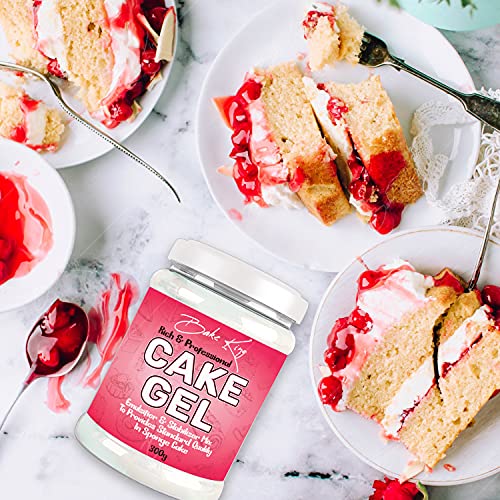 Image of BAKE KING Cake Gel 300gm, Cake Sponge Improver, Useful When Making Eggless Cakes, Emulsifier and Stabilizer Mix