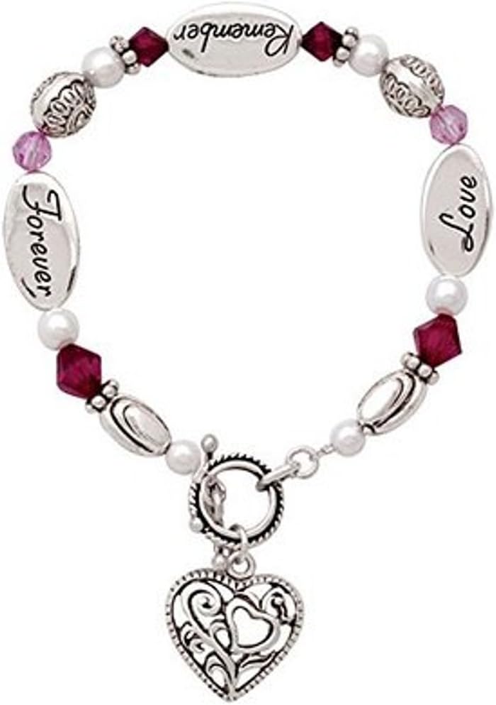 Love, Remember, Forever Silver & Crystal Expressively Yours