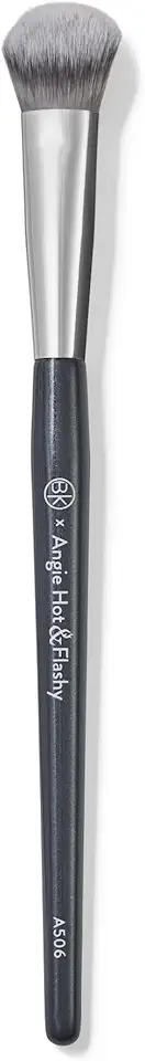 BK BEAUTY BRUSHES - ANGIE HOT &amp; FLASHY A506 CONCEALER - Viral "Kitten Paw" Face Brush - Under-Eye Concealing and Contouring - Makeup Brushes