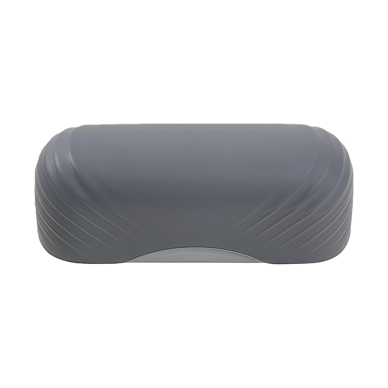 Carotoe Men's Light Grey Friendly Elastic Silicone Watch Box Featuring Double Slots And Anti Mechanism Ideal For Mechanical Timepieces Portable