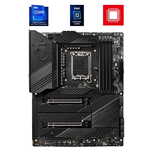 MEG Z690 UNIFY, Scheda Madre ATX - Supporta i processori Intel Core 12th Gen, LGA 1700 - Direct 19+2 Phase VRM 105A, DDR5 Memory Boost 6666+MHz/OC, 2x PCIe 5.0 x16, 4x M.2 Gen4, Dual LAN, Wi-Fi - Scheda madre - Immagine 2
