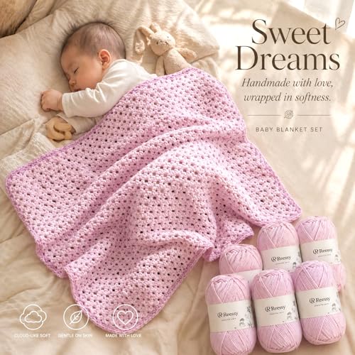 Image of Skinny Chenille Yarn for Crocheting - 6 Pack of 50g /158yd (948yd Total) - Soft Matte Thin Chenille CYC #2 - Fine Weight Baby Yarn for Plush Toys, Baby Blankets & Small Crafts(Light Purple)
