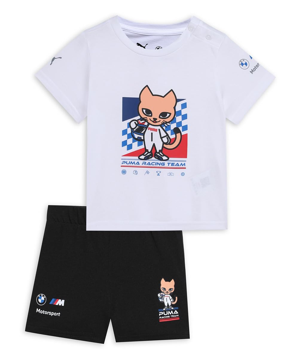 Puma Unisex-Kid, BMW MMS TODDLER SET, White, 98, (63066102) - Review, Price and Buying Guide